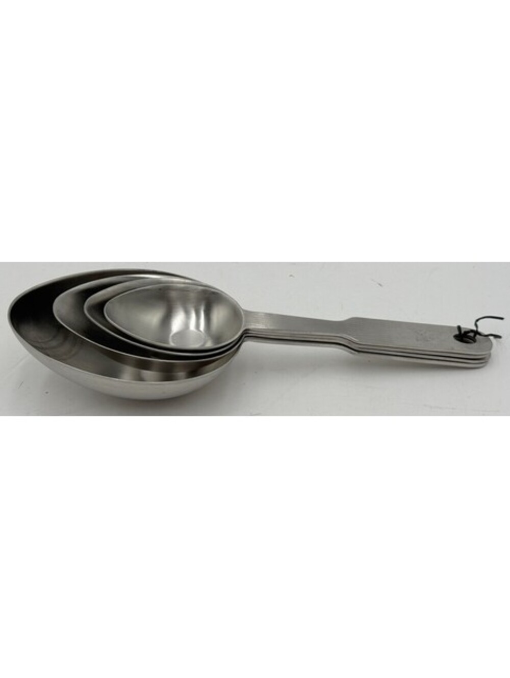 NORPRO 18/10 Stainless Steel Measuring Scoops 4 PC Set 1C-1/2C-1/4C-1/8C Spoons